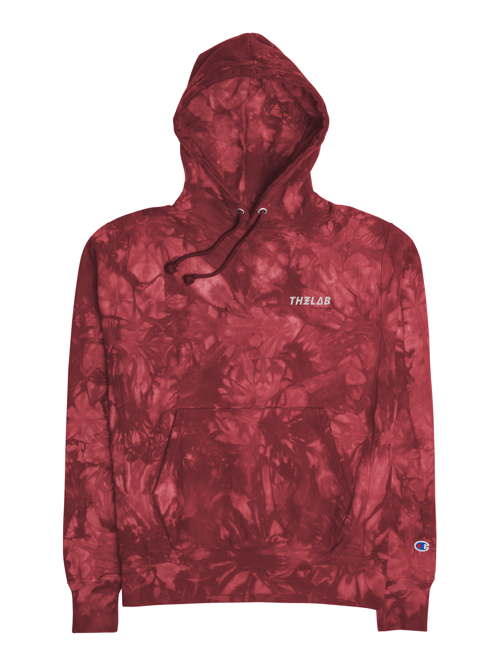 TIE-DYE HOODIE RED
