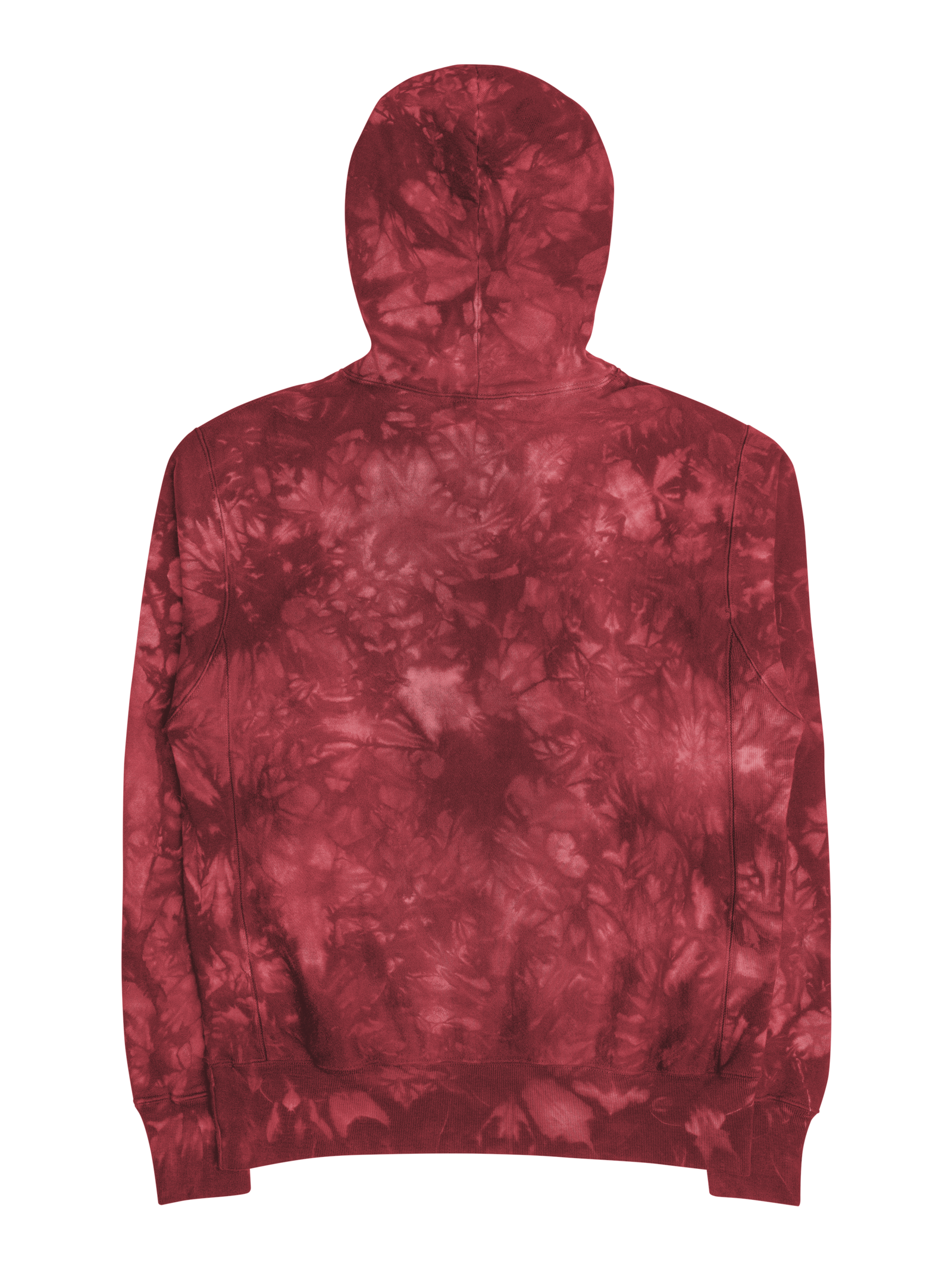 TIE-DYE HOODIE RED